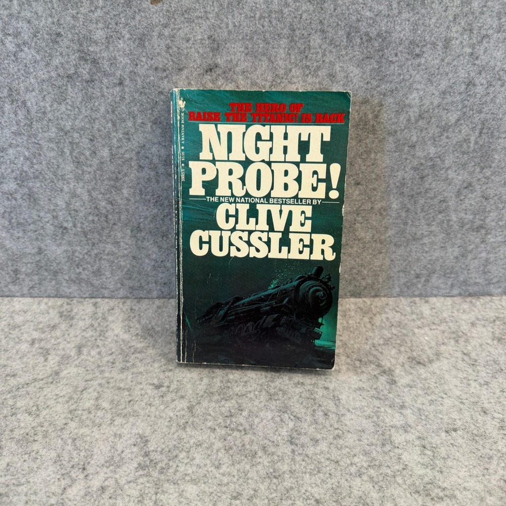 Night Probe! Clive Cussler, Book 6 Dirk Pit Adventure series, Paperback